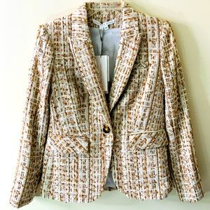 Veronica Beard Dickey Blazer Jacket  NWTCutaway Dickey Tweed Blazer Ja…
